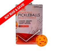 Pickleballs - Indoor Package of 6 [ORANGE]