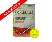 Pickleballs - Indoor Package of 6 [GREEN]